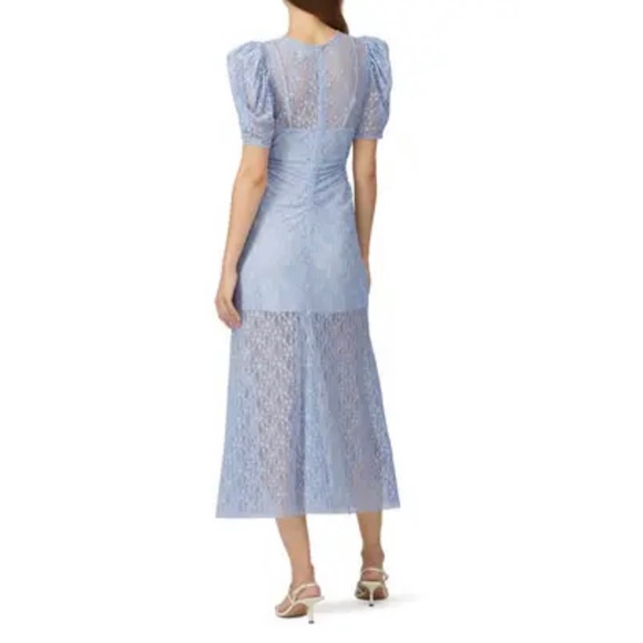 NWT Alice McCall On and On Midi Dress size 6 blue lace - Picture 2 of 4